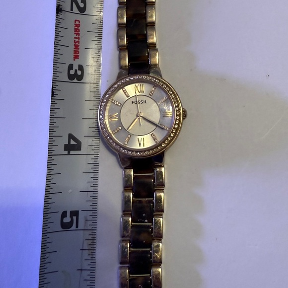 Fossil Gold and Brown Women's Watch - Picture 11 of 12